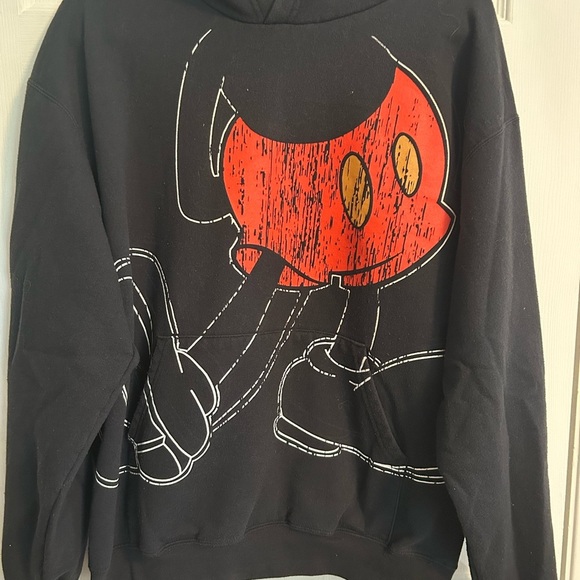 Disney Black and Red Sweater with Artistic Graphics - Picture 1 of 7